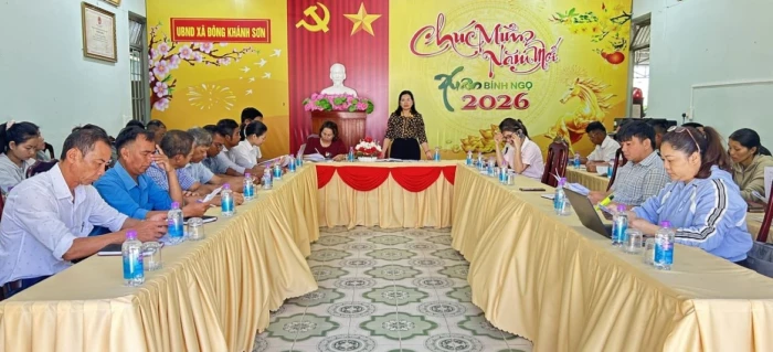 Xã Đông Khánh Sơn triển khai phương án sắp xếp, sáp nhập thôn 