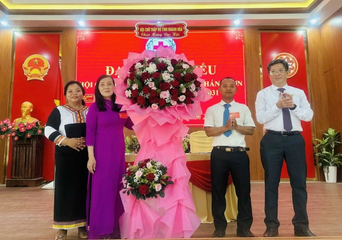 Đại hội đại biểu Hội Chữ thập đỏ xã Khánh Sơn lần thứ I
