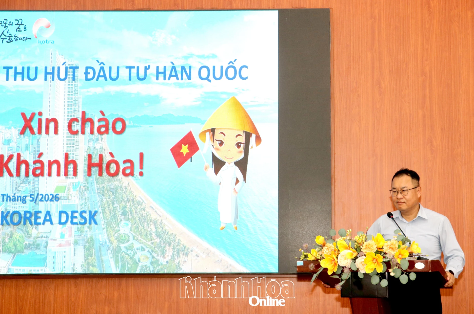 Chuyên gia Hàn Quốc phát biểu.