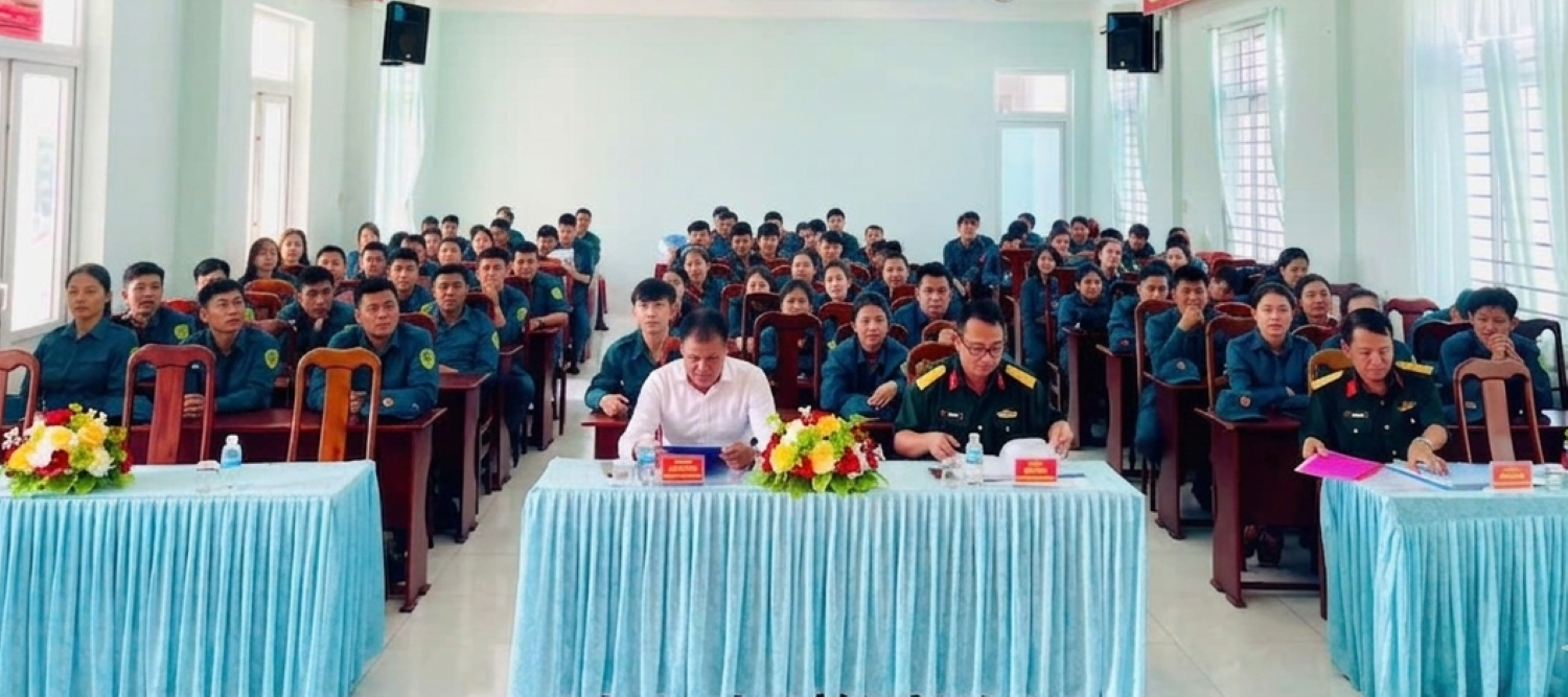 Quang cảnh khóa huấn luyện.