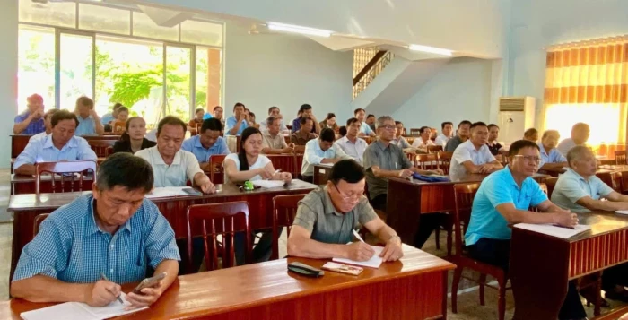 Bồi dưỡng nghiệp vụ công tác Đảng cho 120 học viên