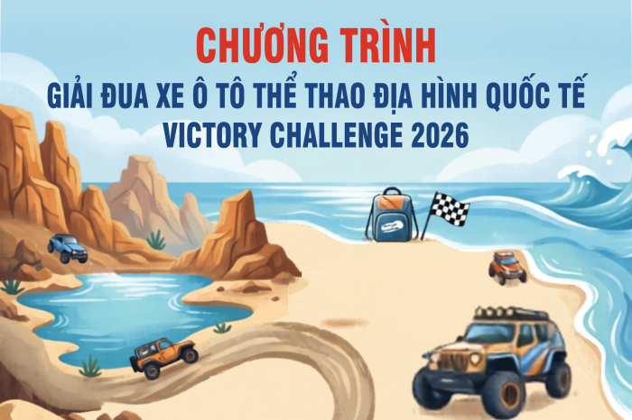 [Infographic] Chương trình Giải đua xe ô tô địa hình Victory Challenge 2026