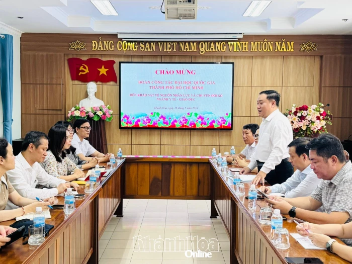 Đại học Quốc gia TP. Hồ Chí Minh khảo sát nhu cầu nguồn nhân lực và chuyển đổi số ngành Y tế, Giáo dục