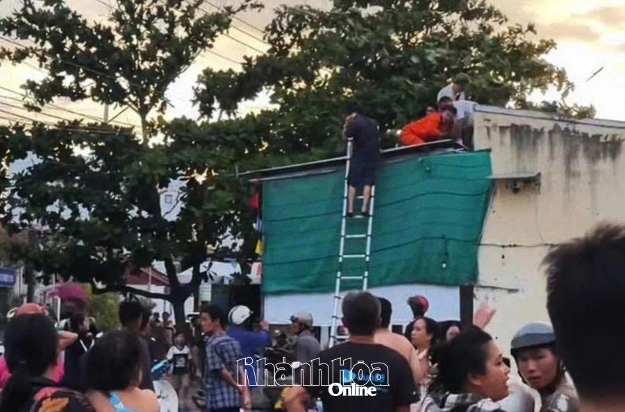 Hiện trường xảy ra vụ việc.