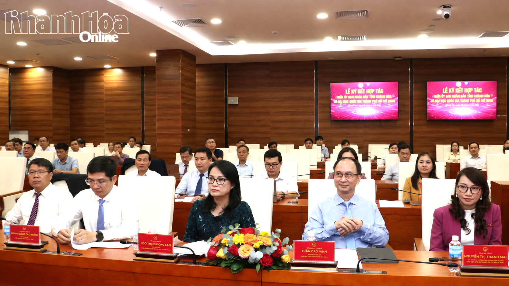 Đoàn công tác Đại học Quốc gia TP. Hồ Chí Minh tham dự lễ ký kết