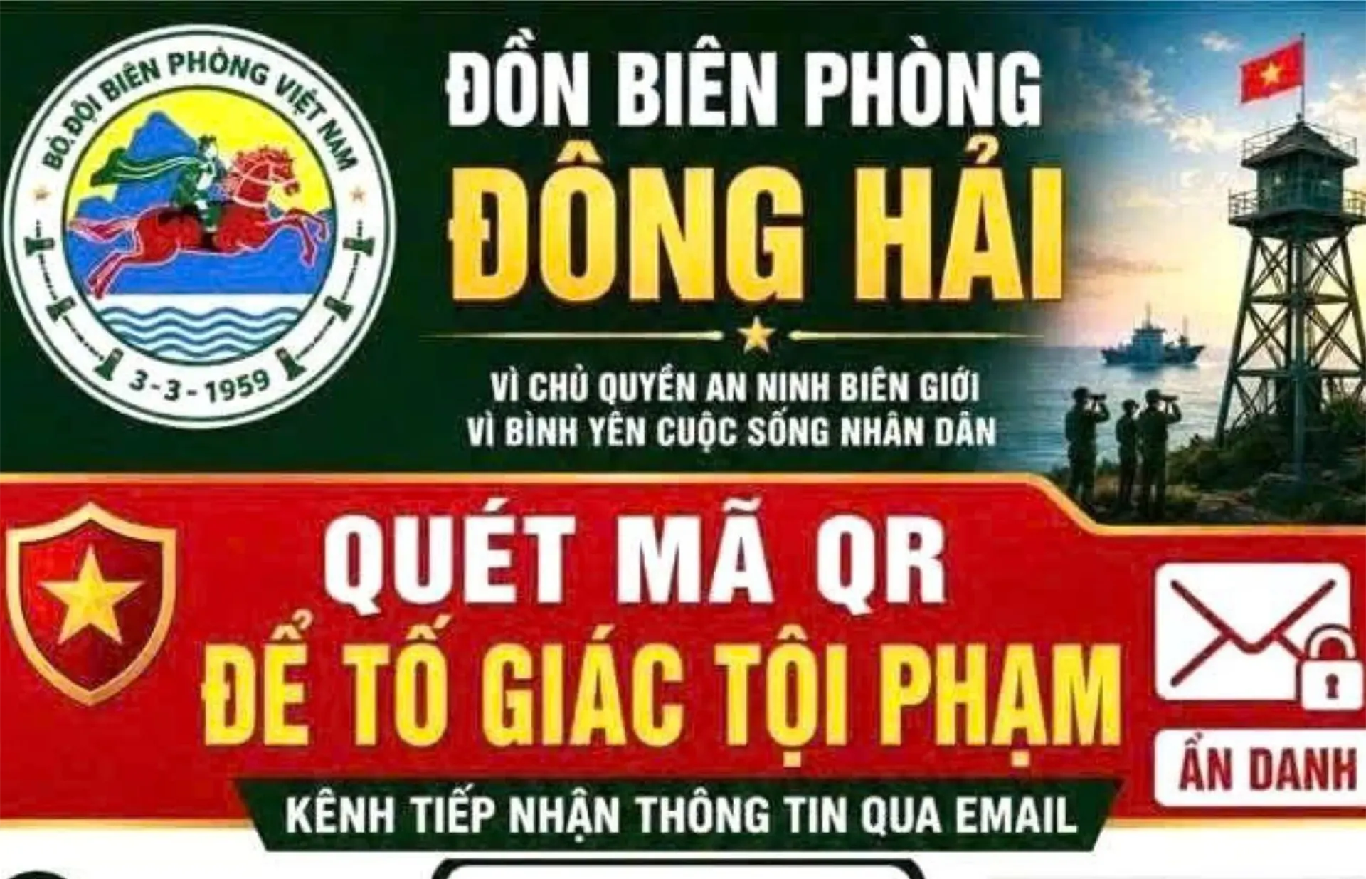 Đồn Biên phòng Đông Hải triển khai mô hình “Hòm thư điện tử ẩn danh” 