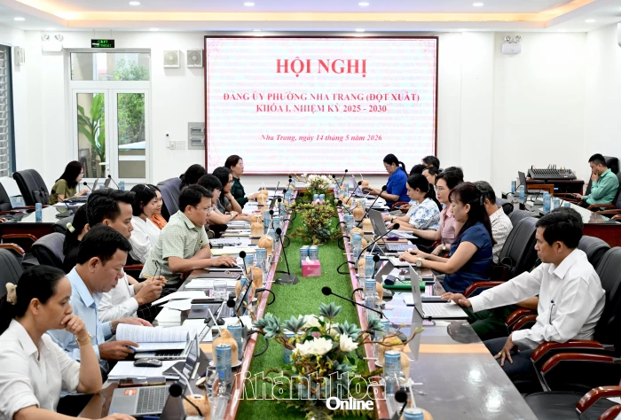 Đảng ủy phường Nha Trang tổ chức hội nghị khóa I