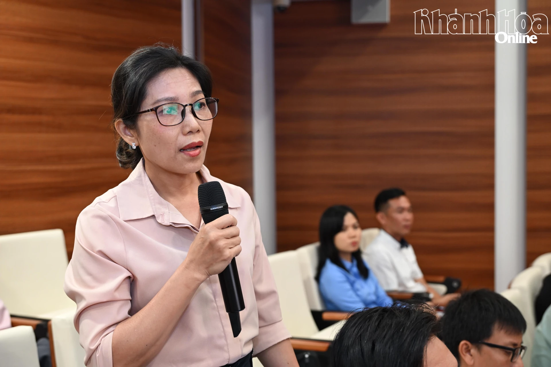 Đại diện xã, phường phát biểu.