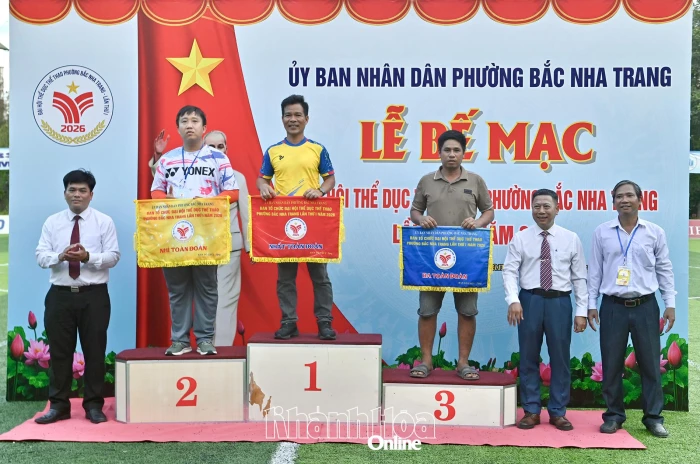 Bế mạc Đại hội Thể dục thể thao phường Bắc Nha Trang lần thứ I