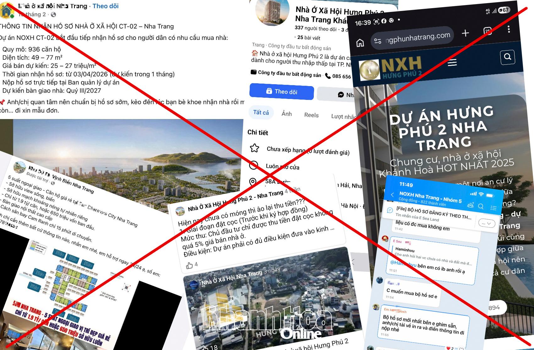 Hàng loạt fanpage, hội nhóm tự nhận là “chủ đầu tư”, “đơn vị phân phối chính thức” dự án nhà ở xã hội gây nhiễu loạn thông tin với người có nhu cầu.