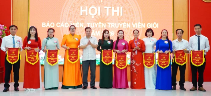 Hội thi Báo cáo viên, tuyên truyền viên giỏi xã Cam Lâm năm 2026