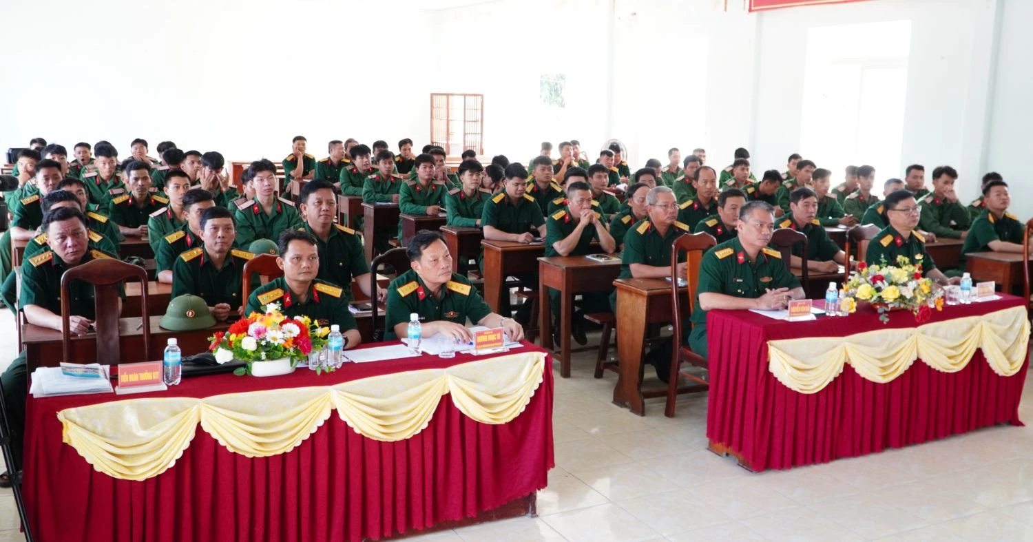 Quang cảnh khai mạc lớp huấn luyện.