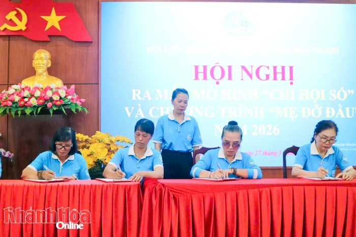 Hội Liên hiệp Phụ nữ phường Tây Nha Trang ra mắt mô hình “Chi hội số”