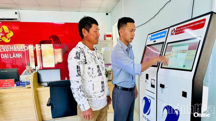 Xã Đại Lãnh có tỷ lệ hồ sơ giải quyết đúng và trước hạn hơn 97%