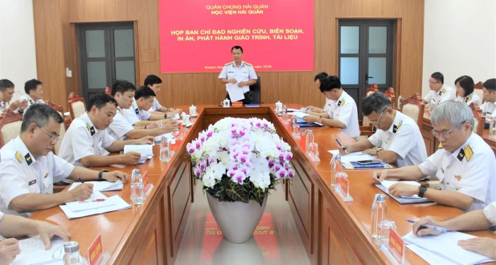 Học viện Hải quân triển khai biên soạn giáo trình, tài liệu dạy học giai đoạn 2026 - 2030