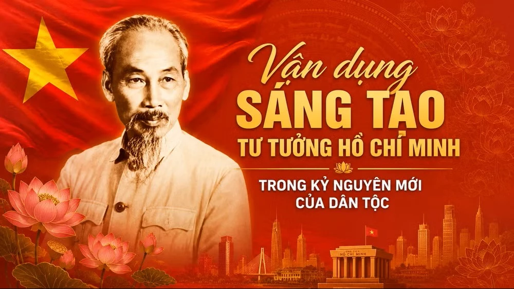 Chủ tịch Hồ Chí Minh vĩ đại sống mãi trong sự nghiệp của chúng ta!