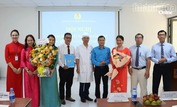 Thành lập Công đoàn cơ sở Bệnh viện 22-12