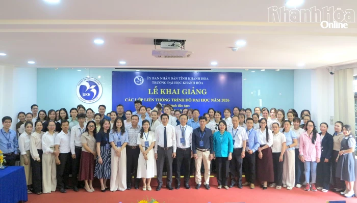 Trường Đại học Khánh Hòa khai giảng các lớp liên thông trình độ đại học