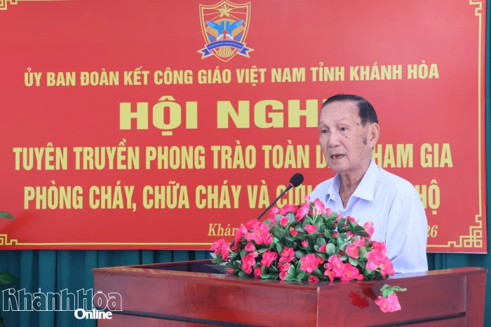 Gần 140 đại biểu được tuyên truyền phòng cháy, chữa cháy và cứu nạn, cứu hộ. 