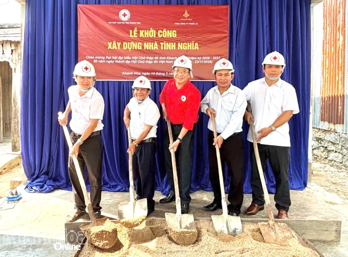 Khởi công xây dựng 5 căn nhà tình nghĩa tại xã Bác Ái Đông