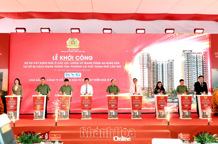 Khởi công dự án nhà ở xã hội dành cho lực lượng Công an nhân dân tại TP. Cần Thơ