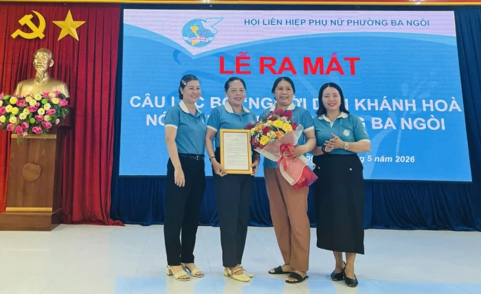 Phường Ba Ngòi ra mắt Câu lạc bộ 