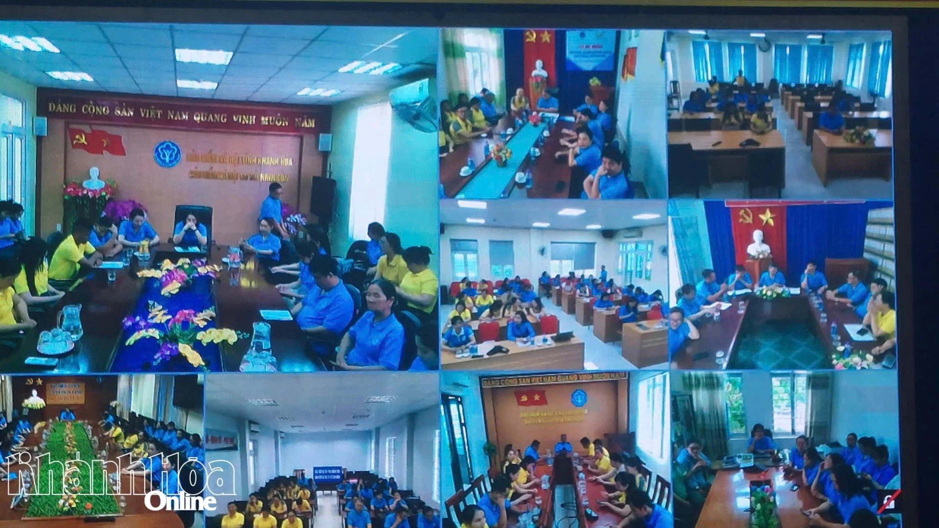 Lễ ra quân được tổ chức trực tiếp và trực tuyến đến các điểm cầu BHXH cơ sở trên địa bàn tỉnh.