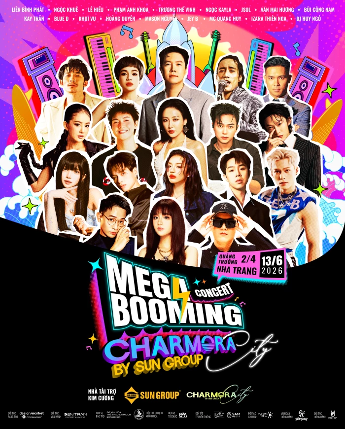 Đại nhạc hội Mega Booming đổ bộ đến vịnh ngọc Nha Trang