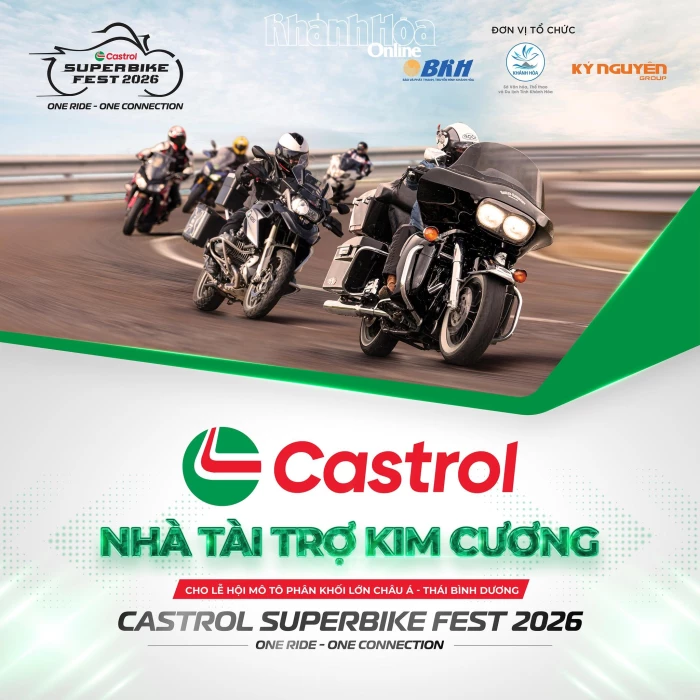 Castrol trở thành Nhà tài trợ Kim cương của Lễ hội Mô tô phân khối lớn châu Á - Thái Bình Dương 2026