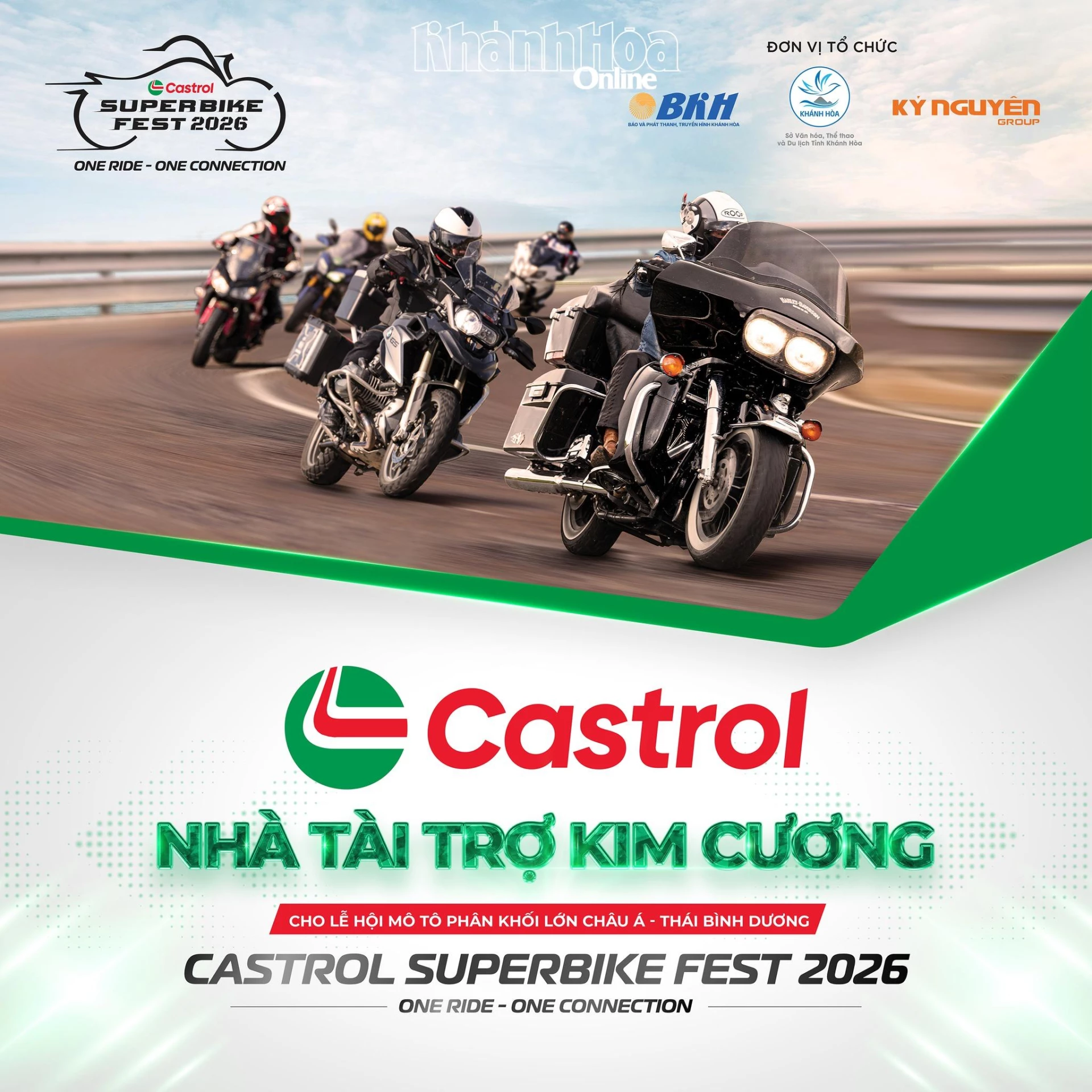Thương hiệu Castrol trở thành Nhà tài trợ Kim cương tại Lễ hội mô tô phân khối lớn châu Á - Thái Bình Dương 2026.