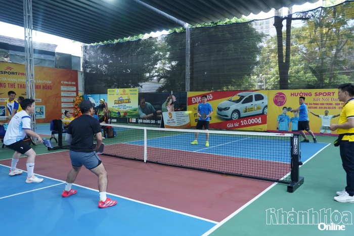 Giải pickleball chào mừng 73 năm Ngày truyền thống lực lượng An ninh kinh tế