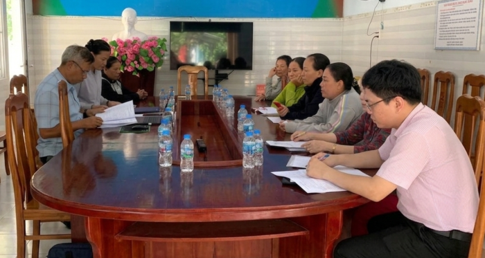 Phòng giao dịch Ngân hàng Chính sách xã hội Cam Ranh tăng cường xử lý nợ quá hạn