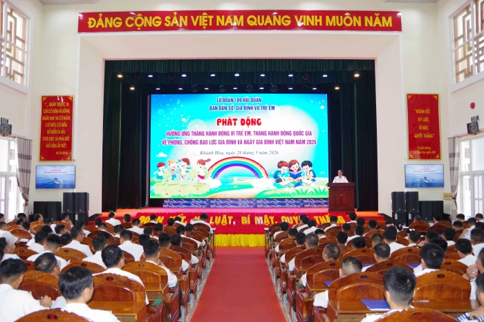 Lữ đoàn 189 phát động Tháng hành động vì trẻ em