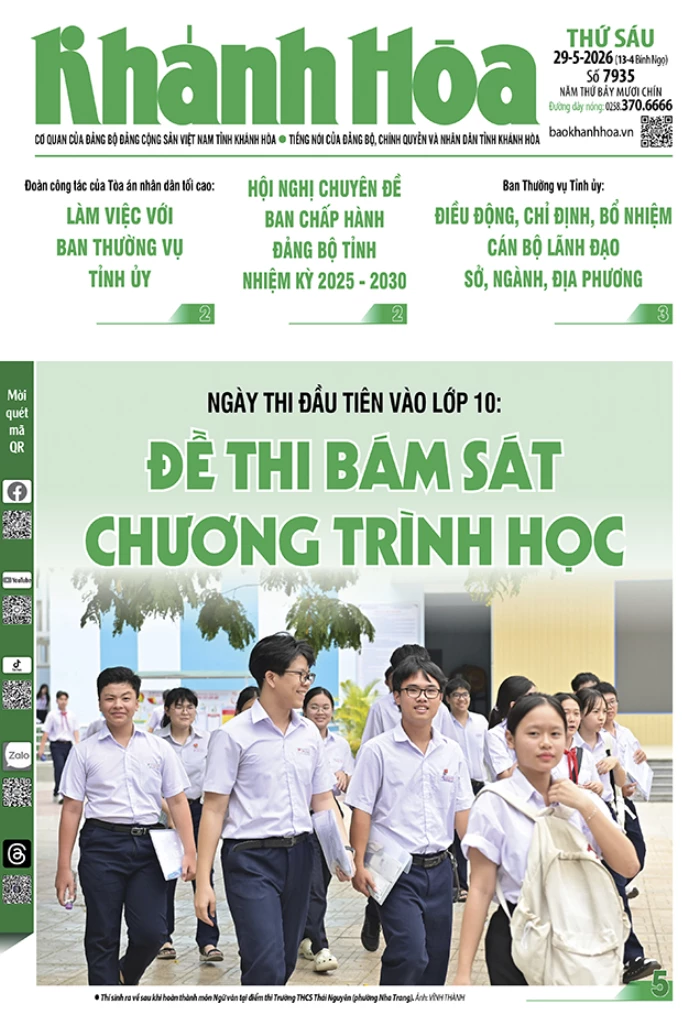Đọc báo in số 7935 ngày 29/5/2026
