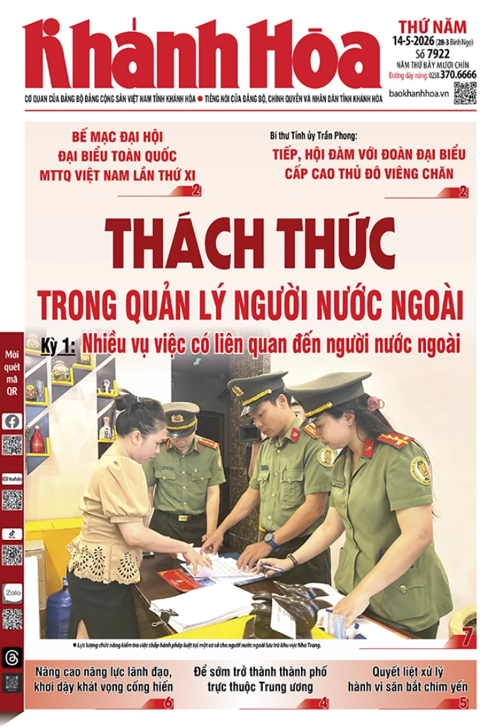 Đọc báo in số 7922 ngày 14/5/2026