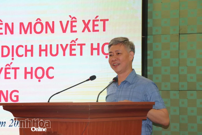 Hơn 80 cán bộ y tế được tập huấn về xét nghiệm sàng lọc máu