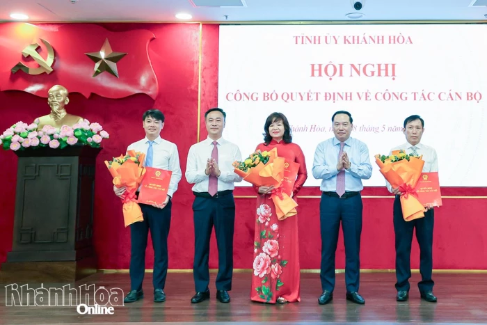 Khánh Hòa điều động, chỉ định, bổ nhiệm cán bộ lãnh đạo sở, ngành, địa phương