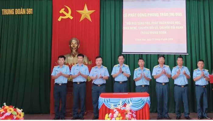 Trung đoàn 591 phát động phong trào thi đua