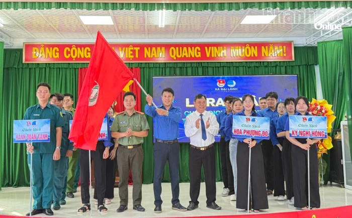Đoàn xã Đại Lãnh ra quân Chiến dịch Thanh niên tình nguyện hè năm 2026