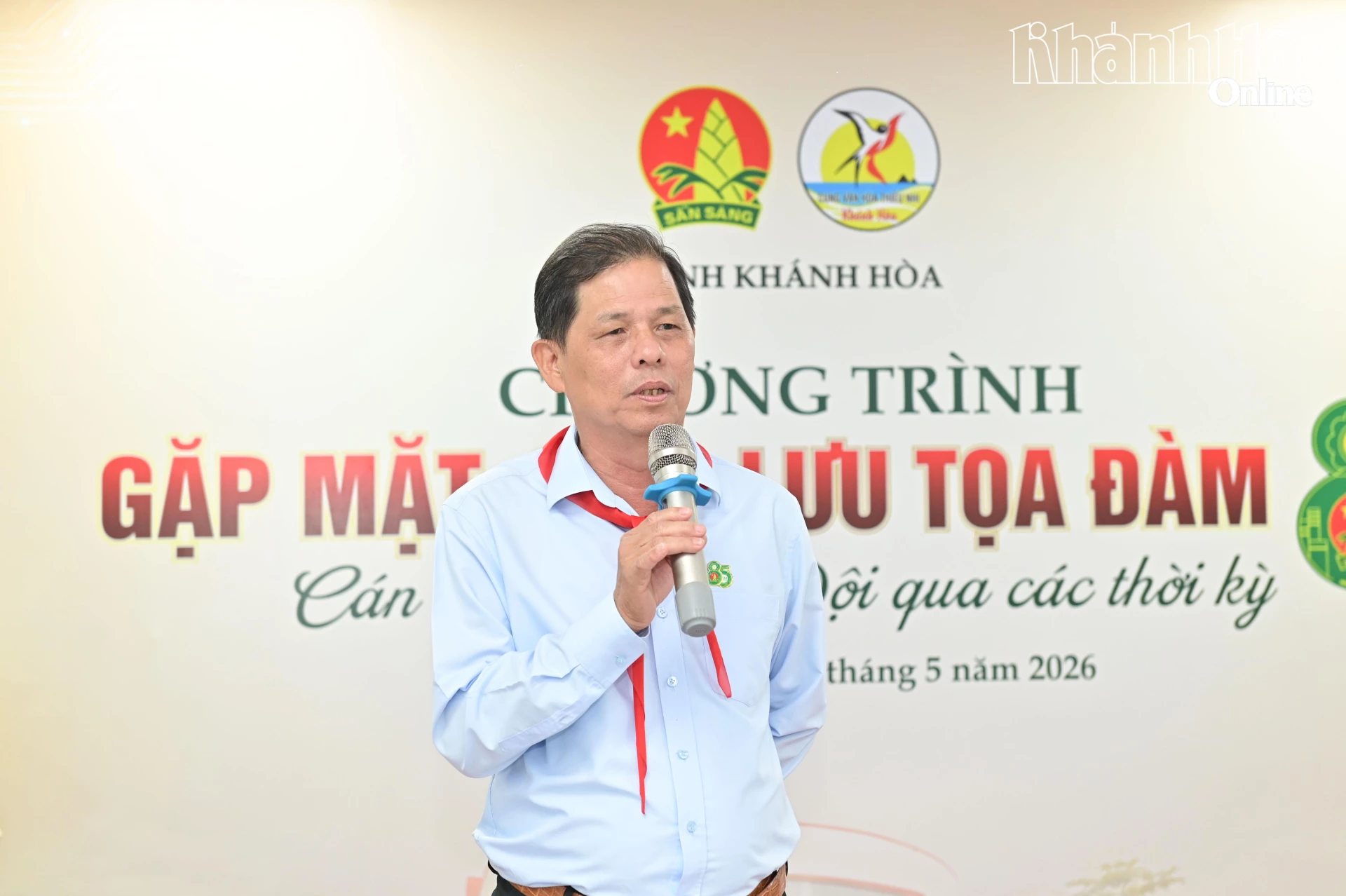 Đồng chí Nguyễn Tấn Tuân phát biểu tại chương trình.