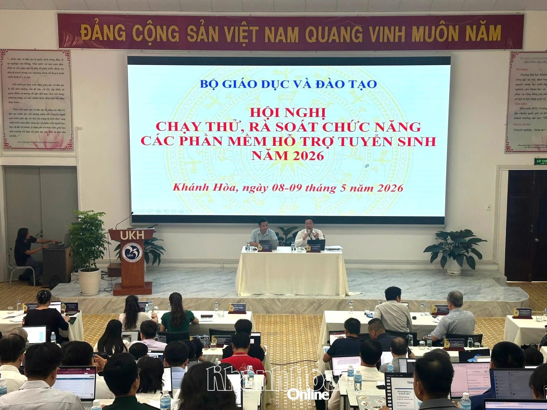Bộ Giáo dục và Đào tạo chạy thử, rà soát phần mềm hỗ trợ tuyển sinh năm 2026