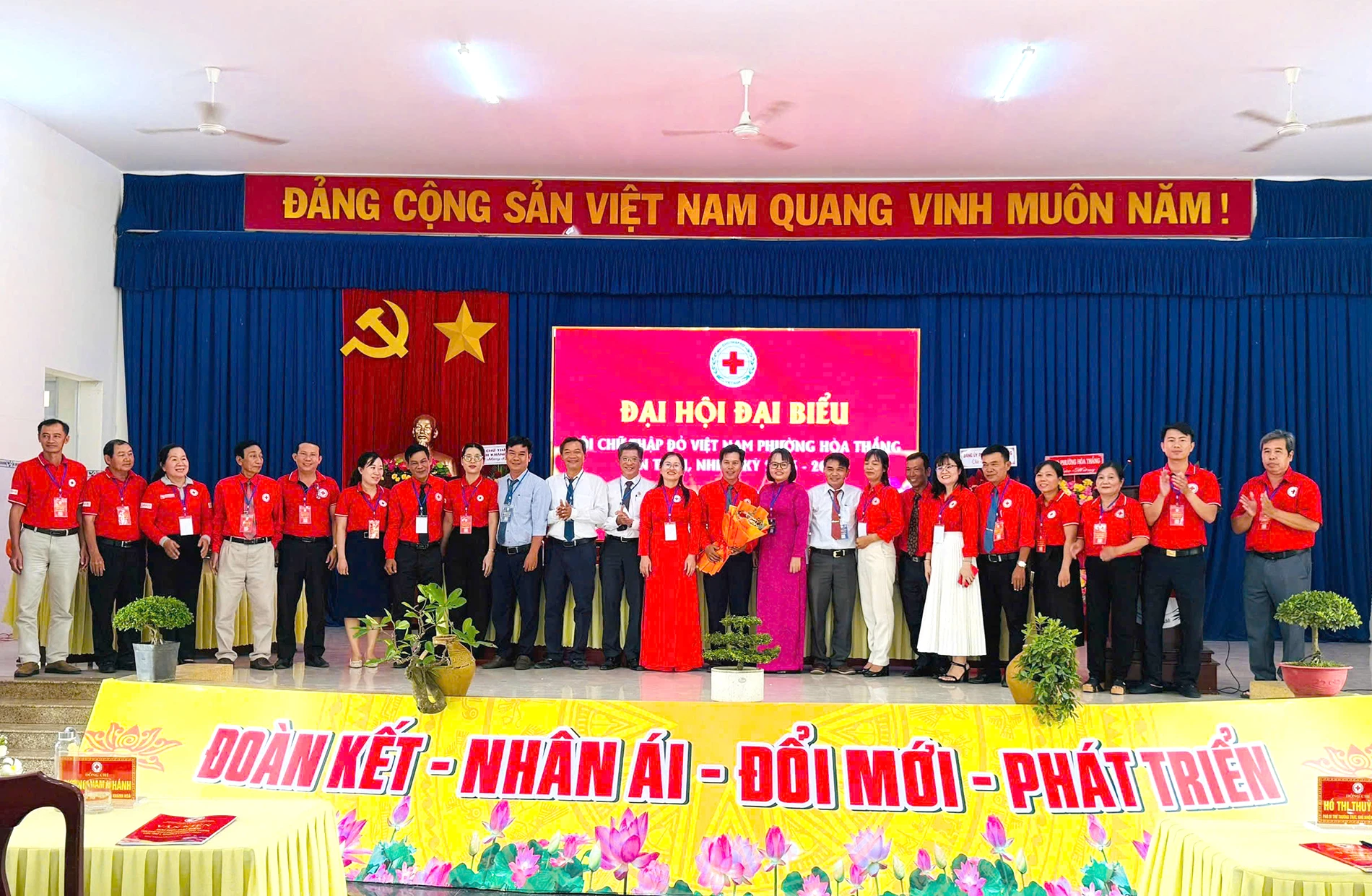 Ban Chấp hành Hội Chữ thập đỏ phường Hòa Thắng nhiệm kỳ 2026-2031 ra mắt.