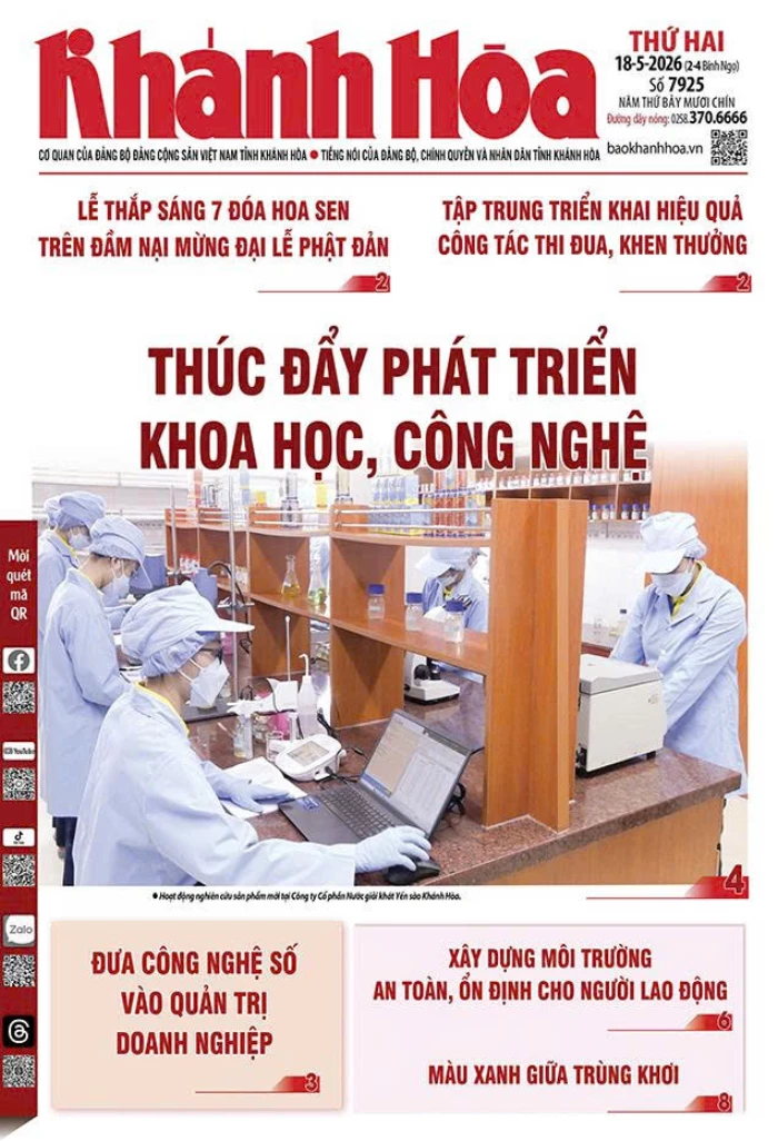 Đọc báo in số 7925 ngày 18/5/2026
