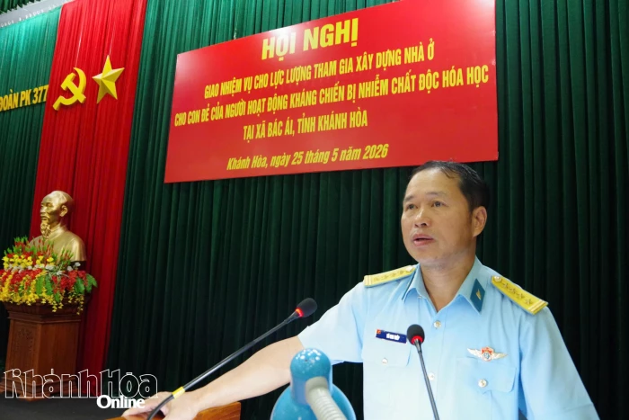 Sư đoàn 377 triển khai lực lượng hỗ trợ xóa nhà tạm, nhà dột nát tại xã Bác Ái