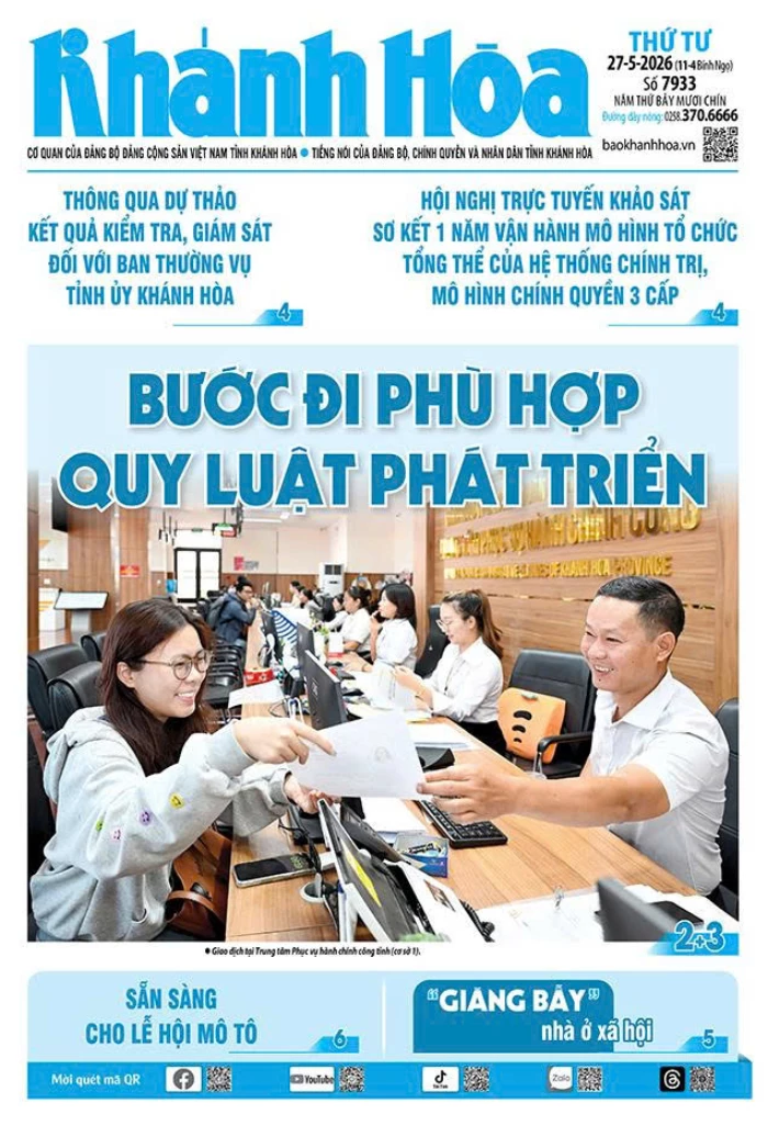 Đọc báo in số 7933 ngày 27/5/2026