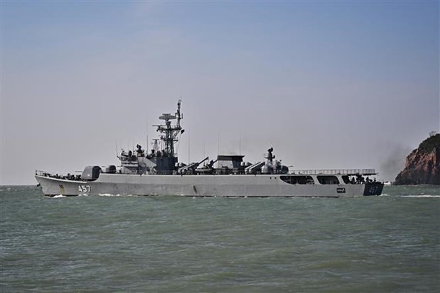 Tàu HTMS Kraburi của Hải quân Thái Lan. (Ảnh minh họa: AFP/TTXVN)

