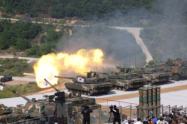 Lực lượng Hàn Quốc và Mỹ tiến hành tập trận quy mô lớn chưa từng có