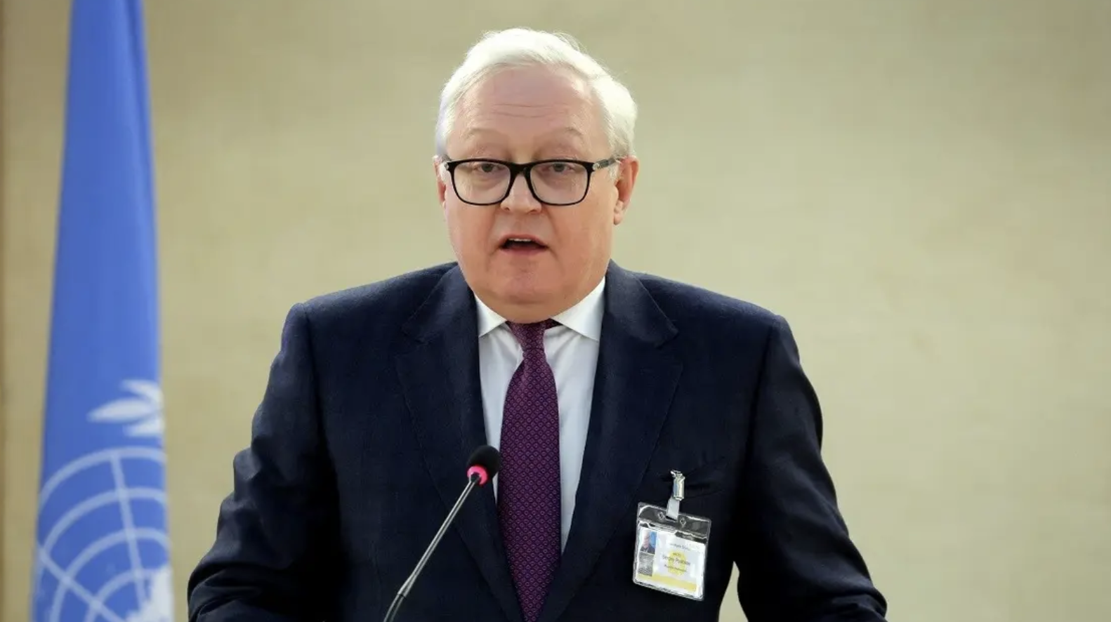 Thứ trưởng Ngoại giao Nga Sergei Ryabkov tham dự Hội đồng Nhân quyền tại Liên hợp quốc ở Geneva, Thụy Sĩ, vào ngày 2/3/2023. Ảnh tư liệu: Reuters

