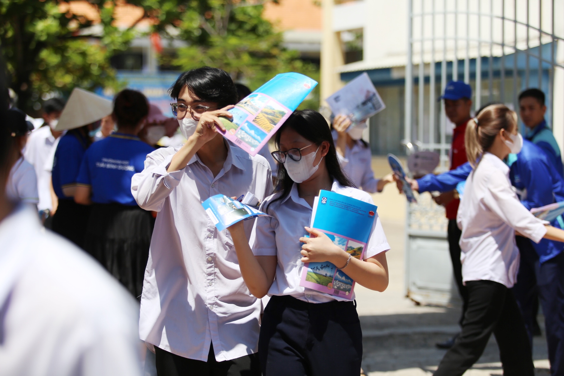 Môn Địa lý được mang Atlat vào phòng thi. 