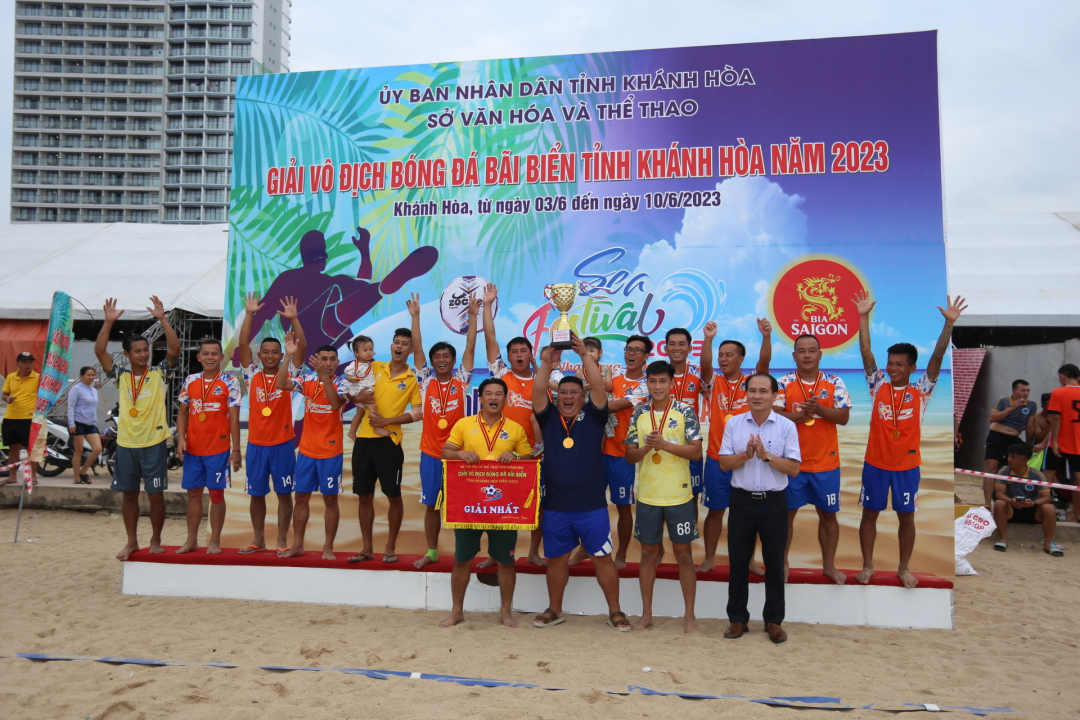 Nha Trang win Khanh Hoa’s beach football tournament 2023
